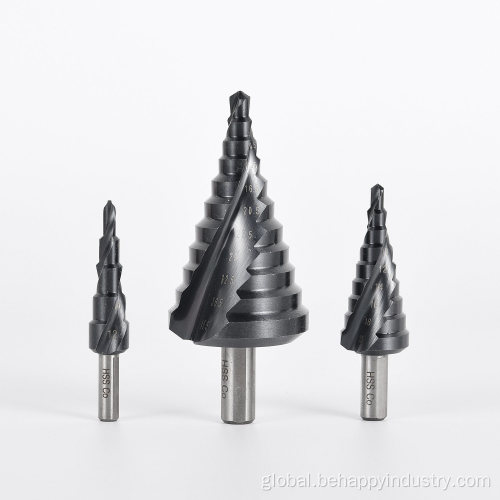 Hole Cutter Step Drill Bits HSS Spiral Groove Step Drill Bit Supplier